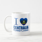 I Love Centralia, PA Koffiemok (Links)
