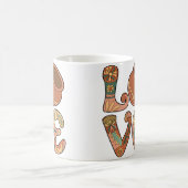 I Love Ceramics And Pottery Love Koffiemok (Center)