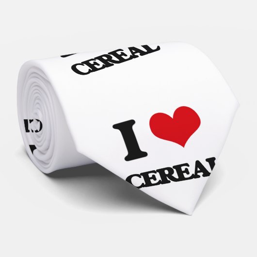 I Love Cereal Stropdas (Opgerold)