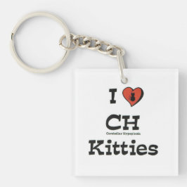 I Love CH Katten Sleutelhanger