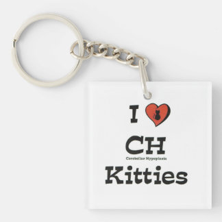 I Love CH Katten Sleutelhanger