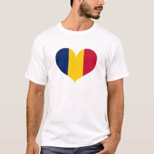 I Love Chad Flag T-shirt