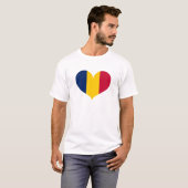 I Love Chad Flag T-shirt (Voorkant volledig)