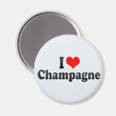 I Love Champagne Magneet (Voorkant / Achterkant)