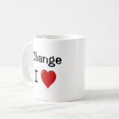I Love Change - Change I Love Koffiemok (Voorkant links)