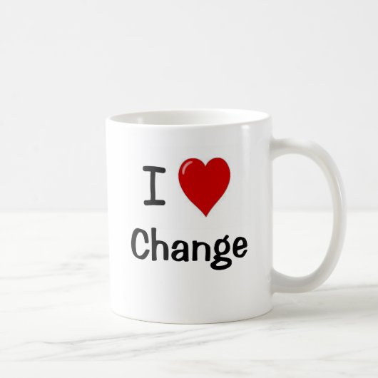 I Love Change - Change I Love Koffiemok (Rechts)