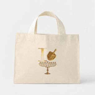 I Love Chanukah Bag Mini Tote Bag