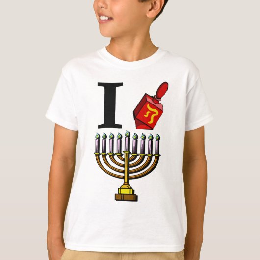 I Love Chanukah Shirt (Voorkant)