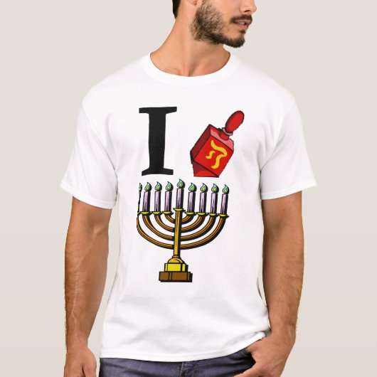 I Love Chanukah Shirt (Voorkant)