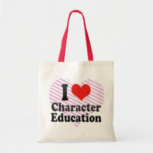 I Love Character Education Tote Bag