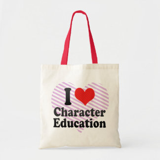 I Love Character Education Tote Bag