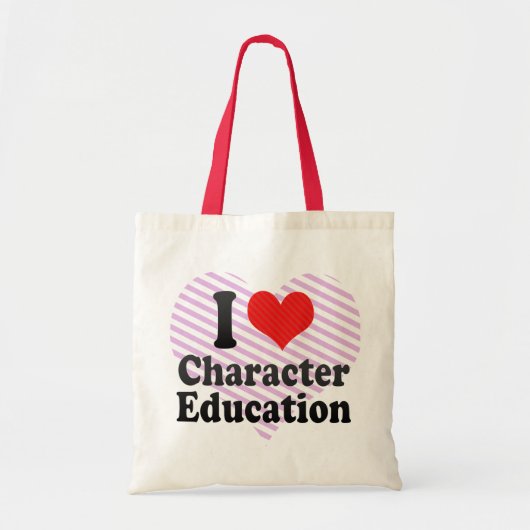 I Love Character Education Tote Bag (Voorkant)
