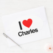 i love charles ovale sticker (Envelop)