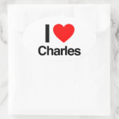 i love charles ovale sticker (Tas)