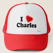 I Love Charles Trucker Pet (Voorkant)