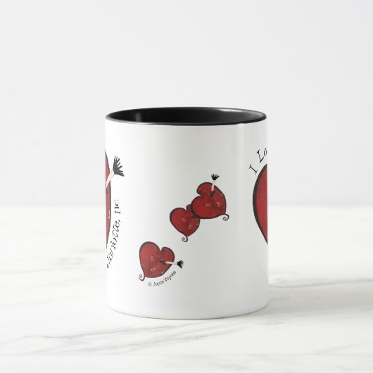 I Love Charlotte, NC Mok (Midden)