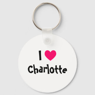 I Love Charlotte Sleutelhanger