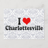 I Love Charlottesville, Verenigde Staten Briefkaart (Voorkant)