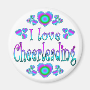 I Love Cheerleading Magneet