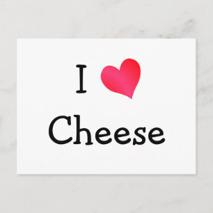 I Love Cheese Briefkaart