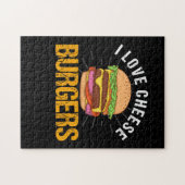I Love Cheese Burgers, Hamburger Legpuzzel (Horizontaal)