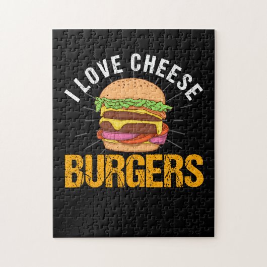 I Love Cheese Burgers, Hamburger Legpuzzel (Verticaal)