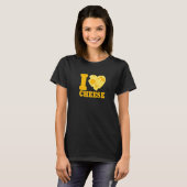 I love cheese heart Cheese 's day cheesy   2 T-shirt (Voorkant volledig)