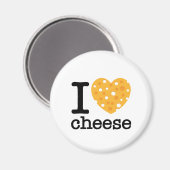 I Love Cheese Magneet (Voorkant / Achterkant)