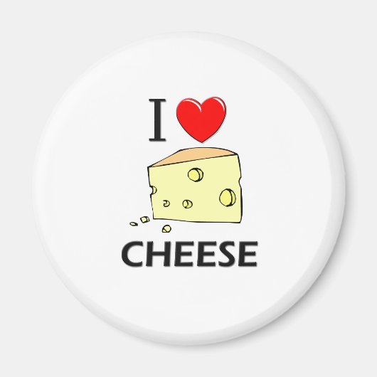 I Love Cheese Magneet (Voorkant)