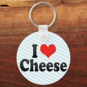 I Love Cheese Sleutelhanger (Voorkant)
