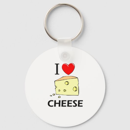 I Love Cheese Sleutelhanger (Voorkant)