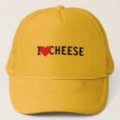 I Love Cheese Trucker Pet (Voorkant)