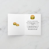 I Love Cheeseburgers Kaart (Binnen)