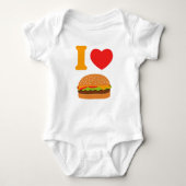 I Love Cheeseburgers Romper (Voorkant)