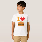 I Love Cheeseburgers T-shirt (Voorkant volledig)