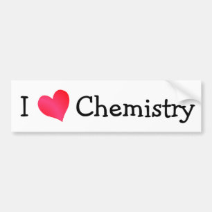 I Love Chemistry Bumpersticker