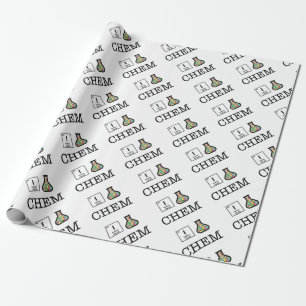 I Love Chemistry Cadeaupapier