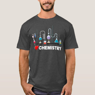 I Love Chemistry Geweldige Lab Graphic T-shirt