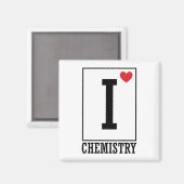 I Love Chemistry Magneet (Voorkant / Achterkant)