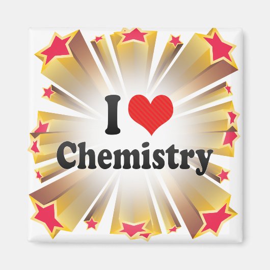 I Love Chemistry Magneet (Voorkant)