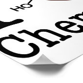 I Love Chemistry Poster (Hoek)