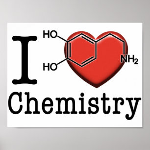 I Love Chemistry Poster