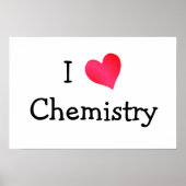 I Love Chemistry Poster (Voorkant)