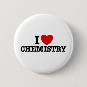 I Love Chemistry Ronde Button 5,7 Cm