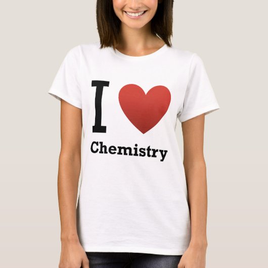 I Love Chemistry T-shirt (Voorkant)