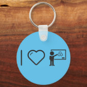 I Love Chemistry Teachers Sleutelhanger (Voorkant)