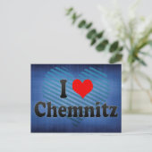 I Love Chemnitz, Duitsland Briefkaart (Staand voorkant)