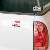 I Love Cherries Bumpersticker (Op Truck)