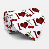 I Love Cherries Stropdas (Opgerold)