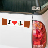 I Love Chess Bumpersticker (Op Truck)